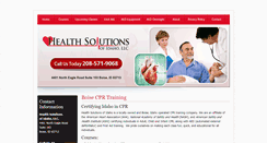 Desktop Screenshot of healthsolutionsofidaho.com